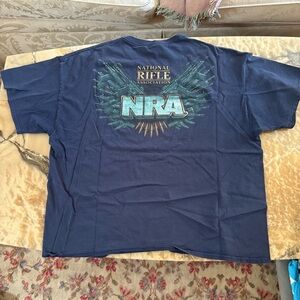 NRA Graphic T-Shirt in Navy Blue
